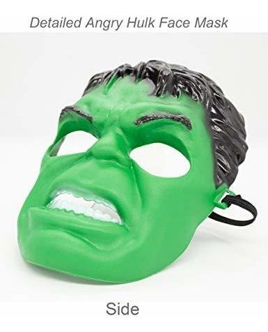 Máscara De Hulk Para Niños, Disfraz De Superhéroe, Juguete D