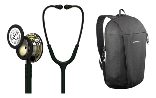 Fonendoscopio 3m Littmann Classic 3 Black Champaña + Maletín