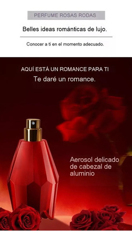 Perfume Di Xianger Red Rose para mujer, fragancia ligera y duradera, fragancia floral fresca