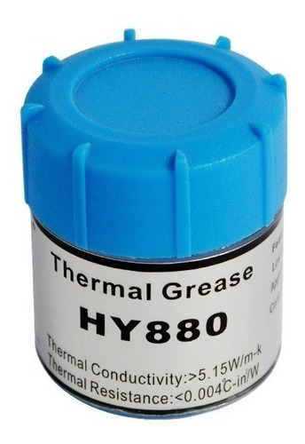 Grasa Termica Disipadora Siliconada Gris Pote 10gr 5.15w/m-k