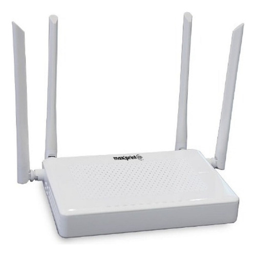 Onu Ont Roteador Giga Wifi Mimo Maxfiber 1200g2 Fxs Cor Branco