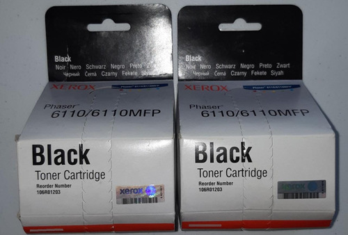 Toner Original Xerox Phaser 6110 6110 Mfp Negro 106r01203