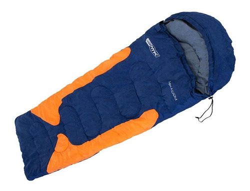 Saco De Dormir Nautika Freedom Azul E Laranja