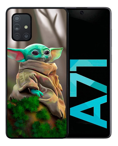 Funda Galaxy A71 Grogu Arte Baby Yoda Mandalorian Star Wars