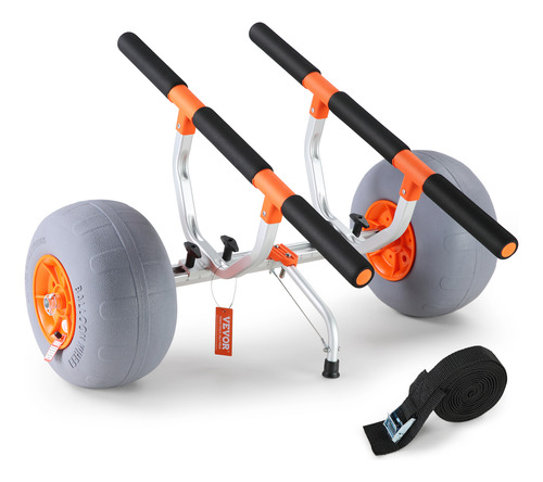 Vevor Carro De Kayak Inflable Con Neumáticos, Carga De 350l