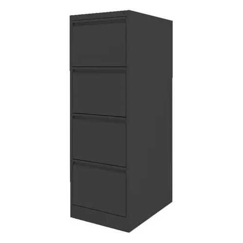 Archivero Metalico De 4 Gavetas Color Negro