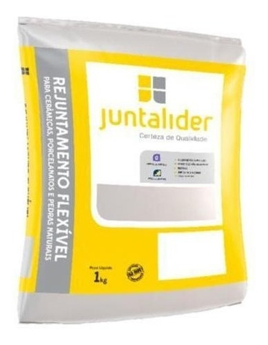 Rejuntamento Cinza  1kg Juntalider