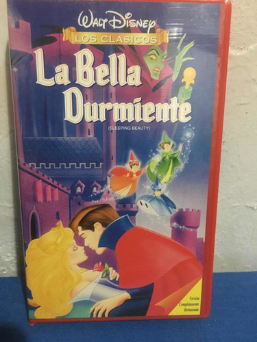 Walt Disney Clásicos La Bella Durmiente Estuche Vhs Original