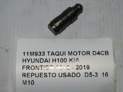 Taqui Motor D4cb  Hyundai H100 Kia Frontier 2012 - 2019