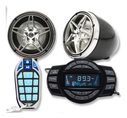 Alarma Antirrobo Para Coche 518-a, Amplificador Bluetooth Mp