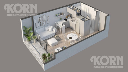 Venta Departamento Apto Profesional De 2 Ambientes En Palermo - En Pozo