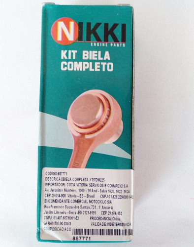 Biela Completa Yamaha Xt / Tdm 225 Nikki 