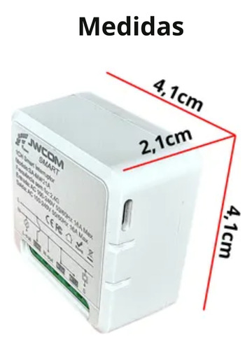 Interruptor Mini Inteligente Relé 4 Canais Wifi Tuya Smart