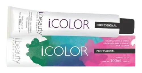 Tinte para cabello Ibeauty Profesional 100ml Todos los colores Corrector de tono gris