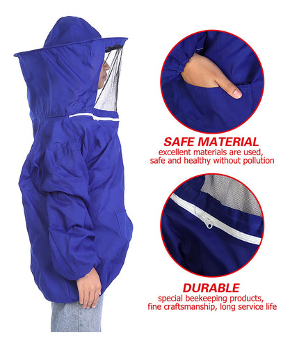 Equipo De Protección Apícola Profesional Chaqueta Traje Abej