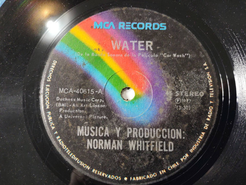 Vinilo Single De Norman Whitfield  Car Wash (c102