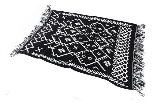 - Alfombra Larga Decorativa Tejida For Correr, Suave Y