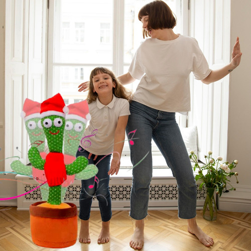 Imagen 7 de 8 de Juguete Peluche De Cactus Bailarín Educativo Escandalosos