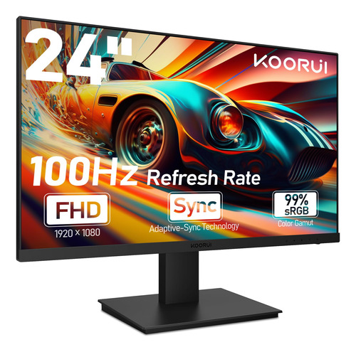 Koorui Monitor De Juegos De Computadora De 24 Pulgadas Fhd .