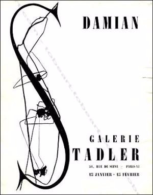 Catálogo / Damian ( Galería Stadler, París, 1957 )  Lote X 2