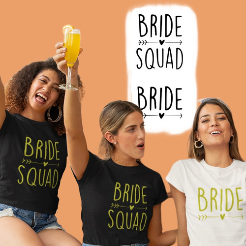 Imagen Para Estampar - Bride Squad Svg, Png