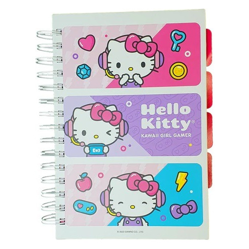 Cuaderno A5 Cuadriculado 160h Kawaii Hello Kitty