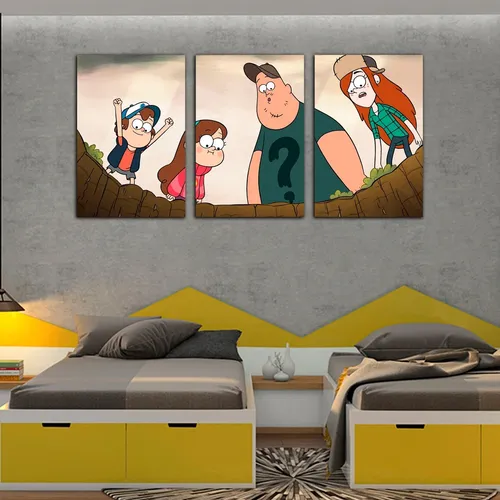 comprar Cuadros Tripticos Infantiles Gravity Falls