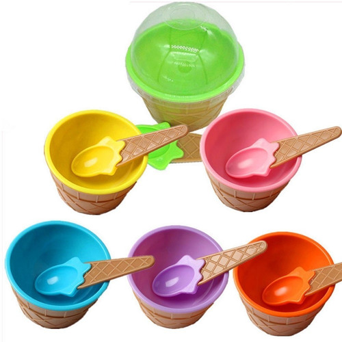 Pote De Helado Con Cuchara Varios Colores Beautiful Home