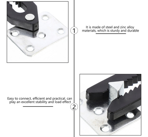 4 Conectores Robustos Para Muebles Seccionales, Útiles Para