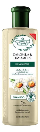 Kit 2 Shampoo Iluminador Brilho Capilar Flores E Vegetais