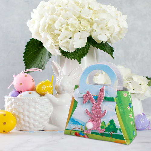 Bolsa De Dulces De Pascua Portátil, Caja De Regalo Conejo B