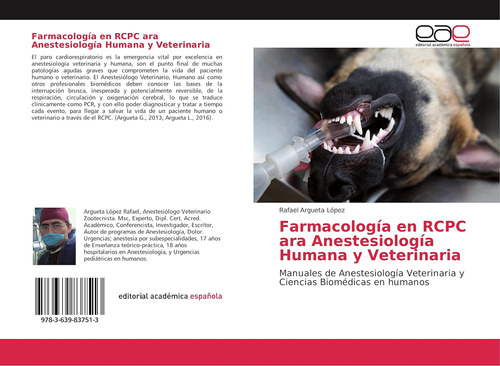 Libro: Farmacología En Rcpc Para Anestesiología Humana Y Vet