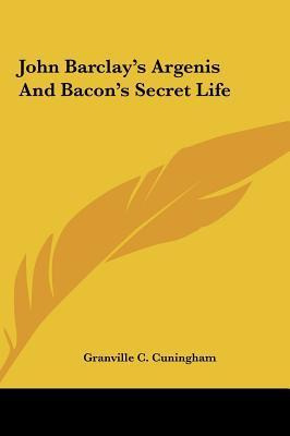 Libro John Barclay's Argenis And Bacon's Secret Life - Gr...