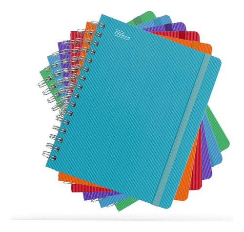 Cuaderno Profesional Printaform 100h Pasta Dura 6 Pzas