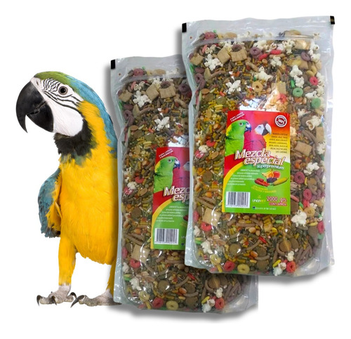 Mezcla Especial Loros Guacamayos Aves Union Pet 2kg