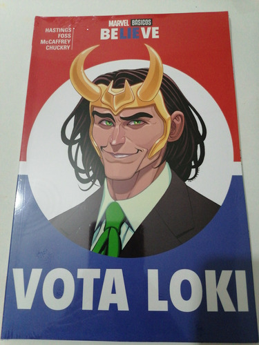 Marvel, Belive Vota Loki, Marvel Básicos, En Español. 