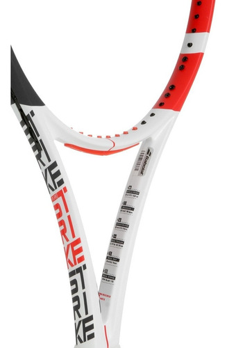 Raqueta Tenis Babolat Pure Strike 98 18x20 305 Gramos Thiem Color Blanco / Naranja Fluo Tamaño Del Grip 4 1/4