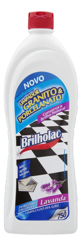 Detergente Limpa-Pisos Granito & Porcelanato Lavanda Brilholac Frasco 750ml