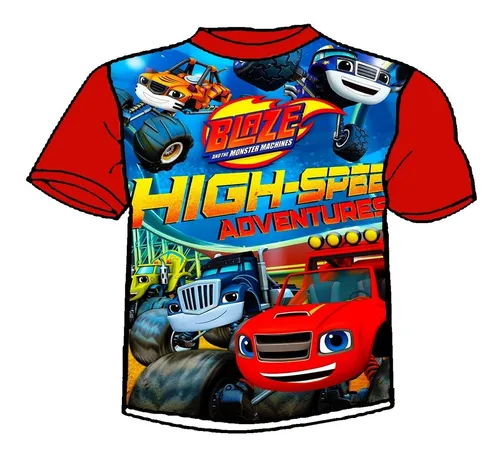 comprar Franelas Niños Blaze Monster Machine Sublimadas