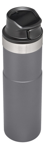 Vaso térmico Stanley Classic Trigger-Action Travel liso color charcoal 591mL