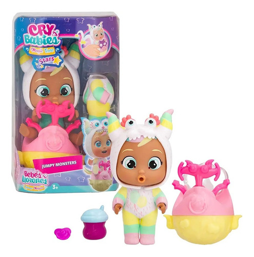 Muñeca Cry Babies Magic Tears Stars Jumpy Monsters Nunu