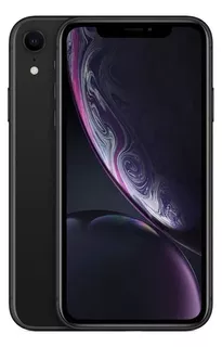 Vitrine- Apple iPhone XR 64 Gb Preto + Capa E Película