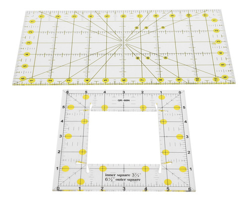 Quilt Templates Ing Regla Dibujo Costura Rectangular