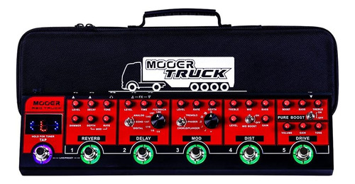 Mooer Red Truck Guitar Multiefectos Bucle De Efectos De Guit