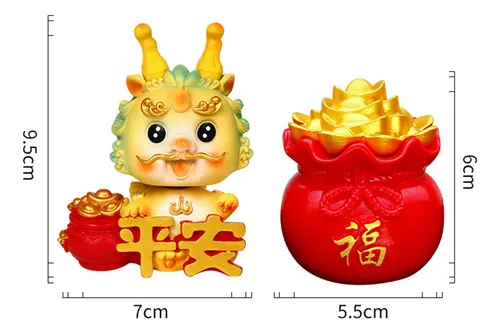 Figuras De Dragón De Año Nuevo Chino, Decoraciones Bonitas