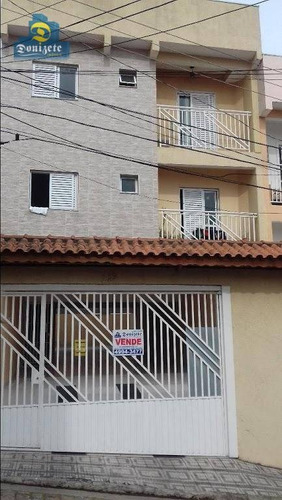 Cobertura Com 2 Dormitórios À Venda, 122 M² Por R$ 330.000,00 - Vila Guarani - Santo André/sp - Co1054