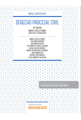 Derecho Procesal Civil (papel + E-book)
