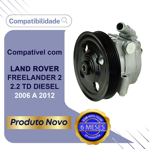 Bomba Direcao Hidraulica Freelander 2 2.2 06-12 Com Garantia