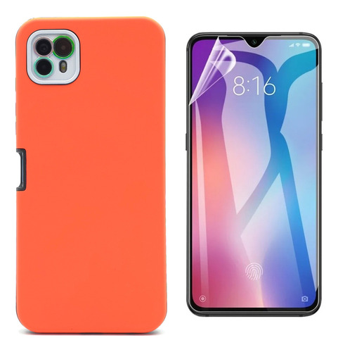 Funda + Mica Para Moto G50 5g Protector Case Uso Rudo