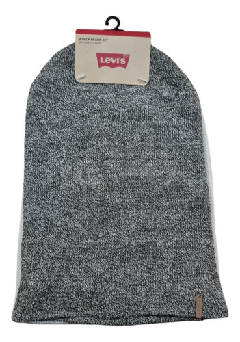 2 Gorros Boinas Levis Hombre 2-pack Negro Azul